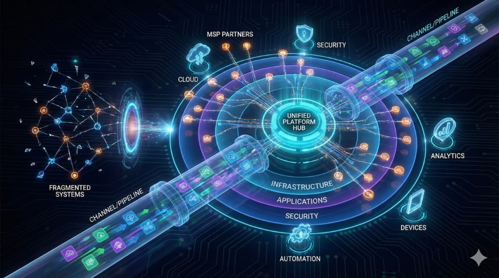 Channel Enablement OS platform unifying MSP security services