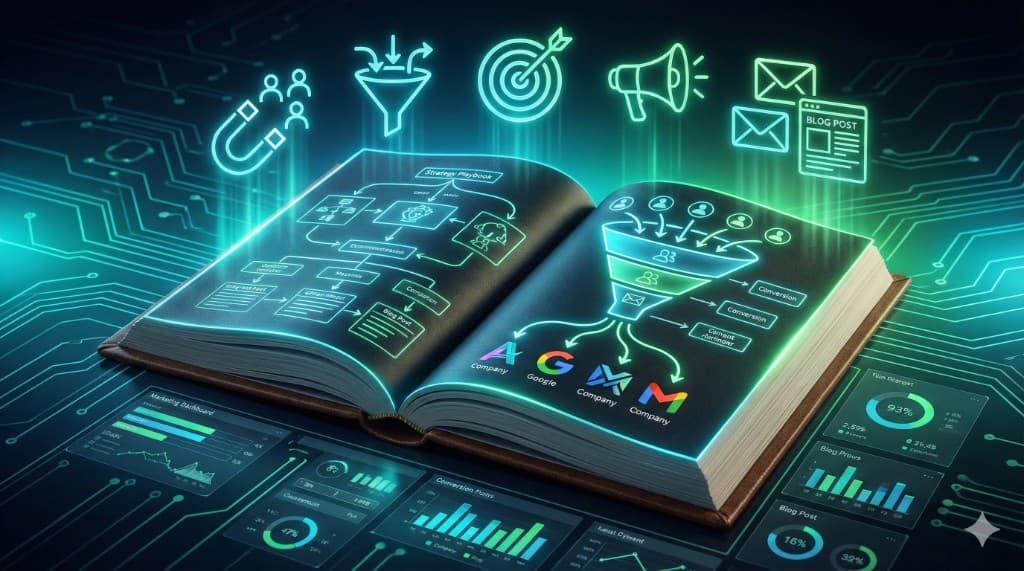 MSP marketing playbook showing lead generation strategy