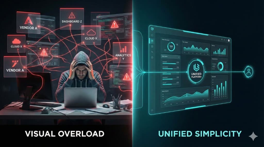 Vendor sprawl chaos versus unified platform simplicity
